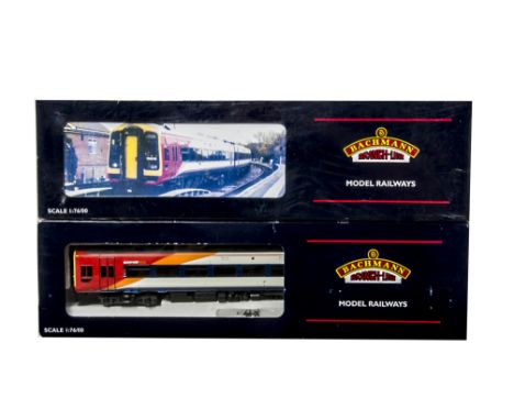 Bachmann 00 Gauge Diesel Railcar Packs, two sets 31-514 Class 159 3-Car DMU ‘Southwest Trains’, in original boxes, E-M, one u