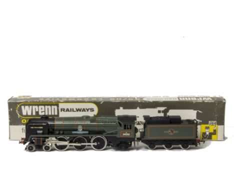 Wrenn 00 gauge W2269 BR green ‘Sir Keith Park’, rebuilt BR ‘Golden Arrow’ with instructions and packing rings, in original bo