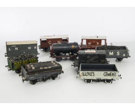 A Mixed Group of 0 Gauge Finescale Freight Stock by ‘Super-Scale Models’ Others, including ‘Super-Scale’-labelled NE veranda’