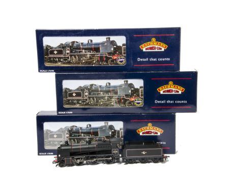 Bachmann 00 Gauge BR SR N Class 2-6-0 Locomotives and Tenders, 32-151, 32-152, 32-156 and 32-162, all in original boxes, VG-E