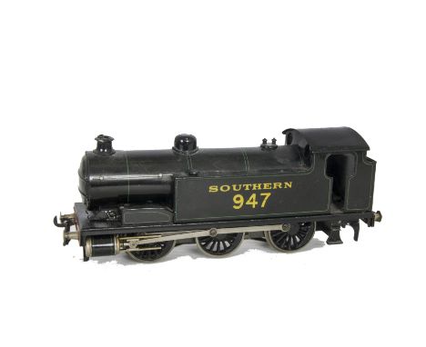 A Bassett-Lowke (Winteringham) 0 Gauge Electric ‘Standard’ 0-6-0 Tank Locomotive, in lined Southern Railway black livery as n