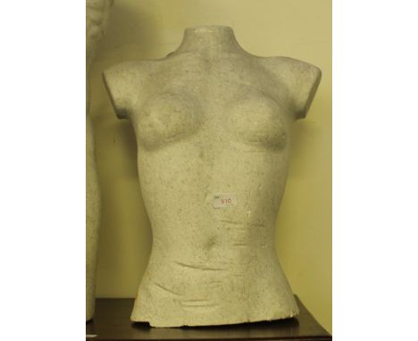 20th Century polystyrene shop display female mannequin