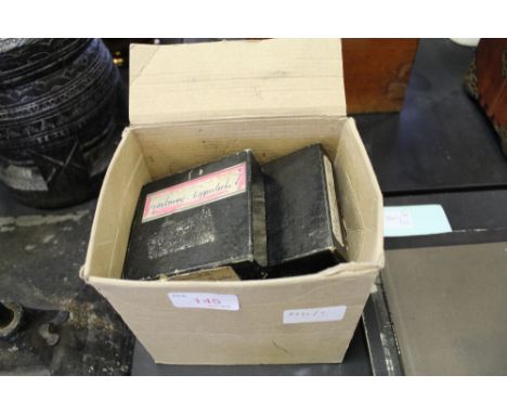 A quantity of early 20th Century black and white photographic glass slides, taken from photographs by Dr R. Lowther, depictin