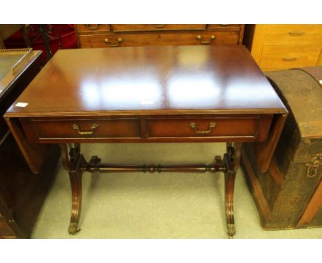 Mahogany sofa table