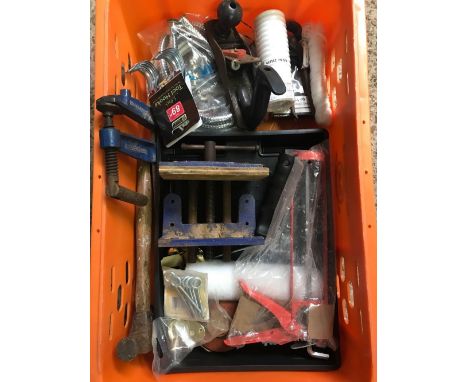 CARTON OF D.I.Y ITEMS &amp; TOOLS