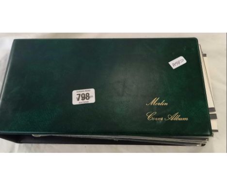 GREEN ALBUM OF FIRST DAY COVERS