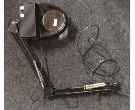  ANGLE POISE STYLE MAGNIFYING READING LIGHT - NO BASE