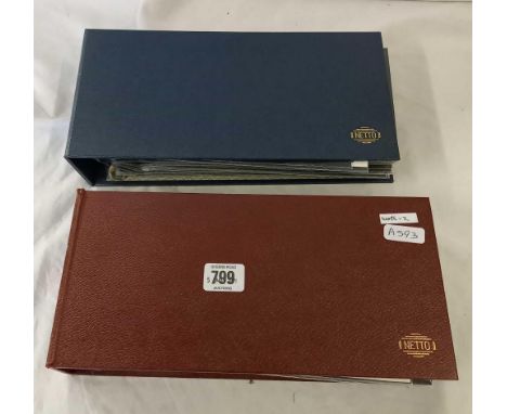 BLUE &amp; RED ALBUM OF FIRST DAY COVERS