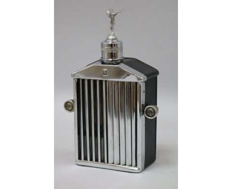 A rolls royce musical decanter H.25cm