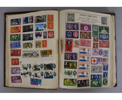 A stamp collection, of good general content, including a good Penny Black, British Commonwealth in two Simplex albums from QV