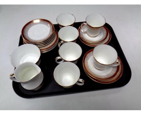 A fourteen piece Royal Grafton Majestic bone china tea service 