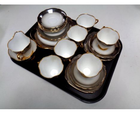A twenty one piece Windsor bone china tea service 