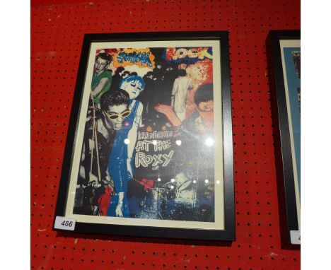 A framed and glazed art print '100 Nights at The Roxy' 30 x 40cm