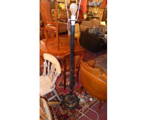 A Chinoiserie standard lamp  