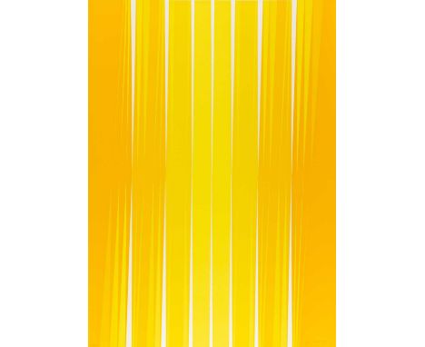 Lothar Quinte (1923 Neisse - Wintzenbach 2000) Ohne Titel. 1971.Farbserigrafie auf festem Karton.Am unteren Blattrand mit Ble