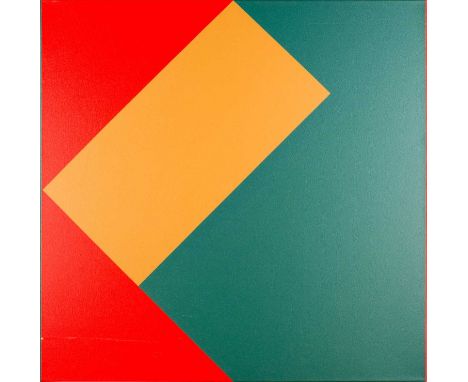Heijo Hangen (1927 Bad Kreuznach 2019) Ohne Titel (bildnr. 8528). 1985.Acryl auf Leinwand.Verso auf der Leinwand signiert, be
