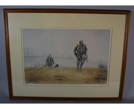A Framed Limited Edition Ros Goody Shooting Print, 46cm Wide 