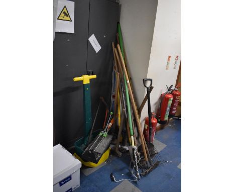 A Collection of Various Garden and Other Tools 