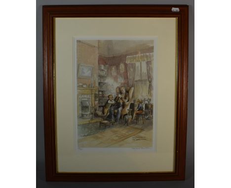 A Framed Margaret Clarkson Print, The Storyteller, Limited Edition 391/500, 35cm High 