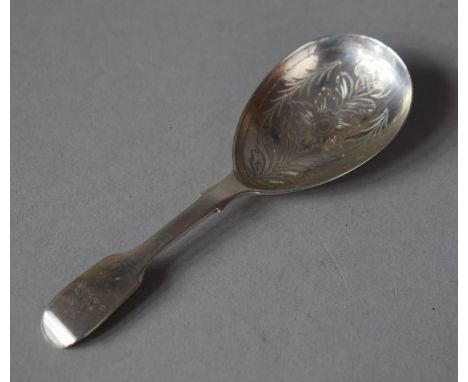 A Silver Tea Caddy Spoon by Charles Boynton, London 1848 