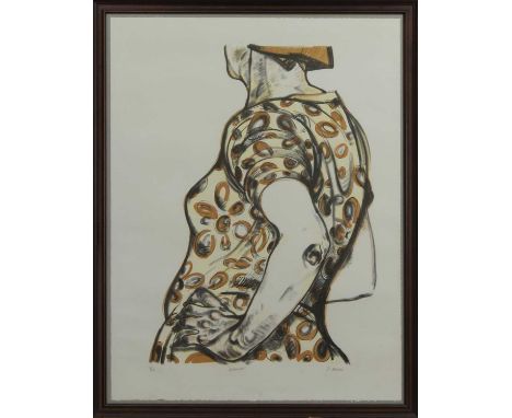 * DOROTHY BLACK (SCOTTISH b. 1963), REDHEADlithograph on paper, signed, titled and numbered 8/20image size 80cm x 60cm, overa