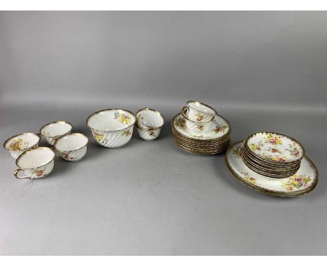 VICTORIAN FLORAL DECORATED TEA SERVICE