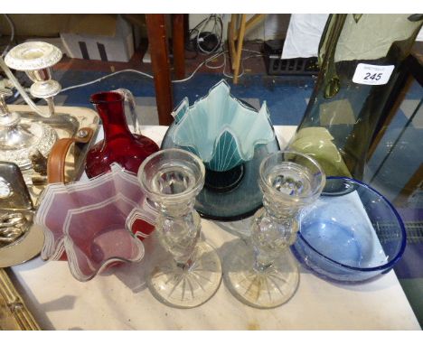 A Collection of Whitefriars and Other Coloured and Plain Glassware