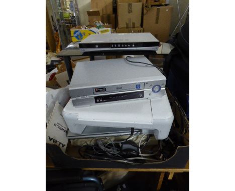 A Collection of Electrical Equipment to include DVD Recorder, TV Stand Etc