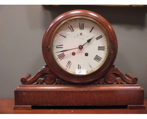 A mantel clock by Webster, London  