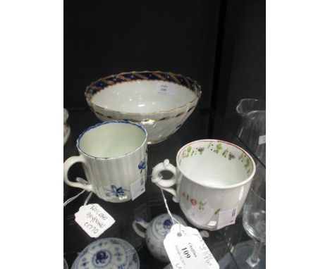 Two pieces of Worcester and an 'Unknown' coffee cup  