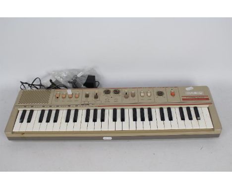 Casio - A Casiotone MT-46 electronic keyboard.