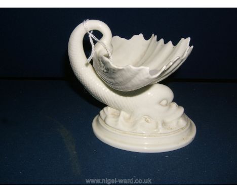 A Royal Worcester Salt, slight chip on rim