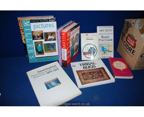 Miscellaneous Antique Collectors Books, including Victorian Painters' monograms, Tribal rugs, Millers picture guide, David Ho