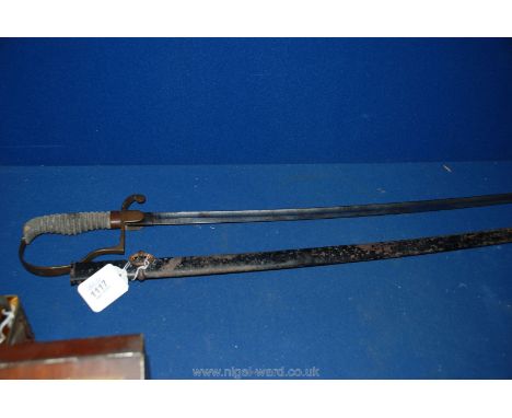 A WWI German infantry Officer's Sword and scabbard