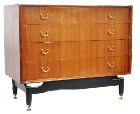 E Gomme - G Plan Furniture - Librenza&nbsp; - A retro vintage mid 20th Century tola wood dressing table desk having an adjust