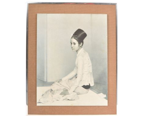 Sir Gerald Kelly (b.1879) - The Burmese Princess Saw Hon Nyun - A vintage 20th Century print on board depicting the icon lady