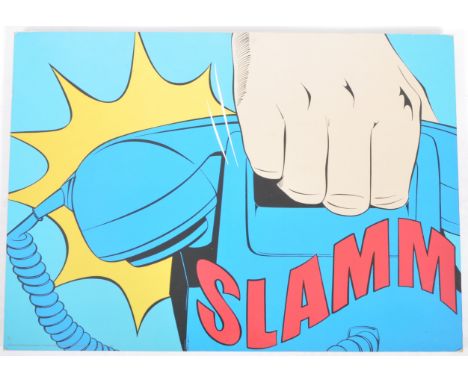 Deborah Azzopardi - Ikea Solmyra - Slamm - A late 20th Century 1999 pop art wall panel board entitled "Solmyra". Printed on c