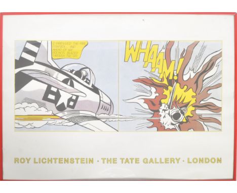 After Roy Lichtenstein (American, 1923-1997). Whaam - A 20th Century 1991 - 1 panel - complete composition original colour of