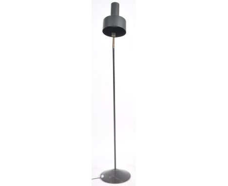 Terence Conran - MacLamp - A retro 1970s floor standing standard lamp light having the round base with tall support and brass