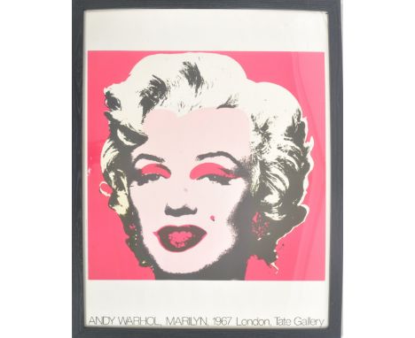 After Andy Warhol (1928-1987) - A retro vintage 20th Century 1967 Tate Gallery poster featuring the iconic Marilyn Monroe por