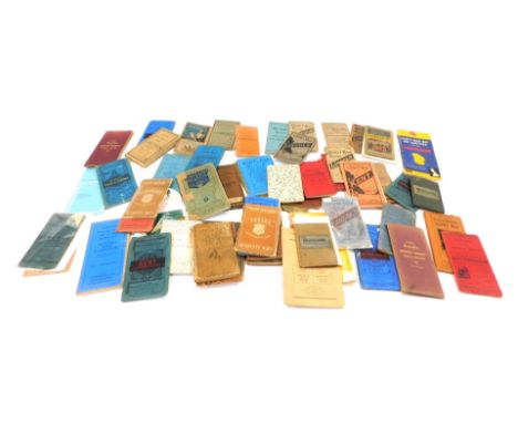 A group of road maps and motorist guides, Bacon's Country Map of Lincoln, Bartholomews Map of Scotland, Ipswich District Baco