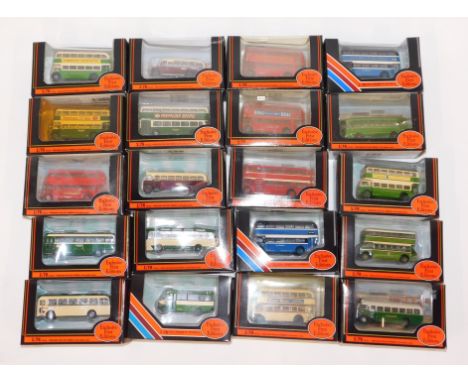 Gilbow exclusive first editions diecast coaches and buses, including an AC Routemaster Delaine, Maidstone And District Harrin