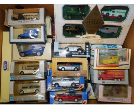 Corgi, Lledo and Matchbox die cast vehicles, to include Models of Famous Stores of London gift set, 1926 Bullnose Morris Van 