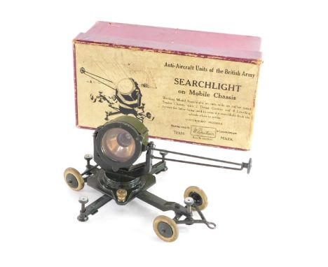 A Britain's Anti-Aircraft Units of The British Army No 1718 Searchlight, on chassis, boxed.
