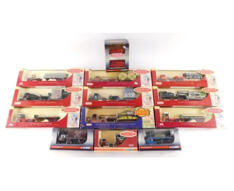 Corgi &amp; Lledo OO gauge Trackside vehicles, including DG 186000 L sheeted trailer Smith &amp; Maddison, DG11 2005 Scammel 
