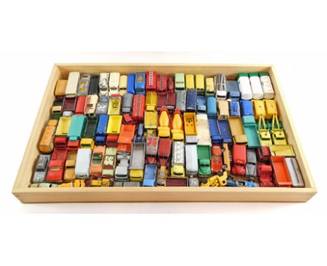 Lesney Matchbox die cast vehicles, play worn, including Pickford's removal van, BP tankers, Foden concrete truck, Ford Zodiac