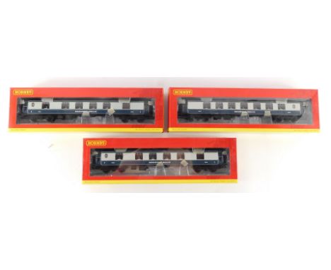Hornby OO gauge Brighton Belle coaches, comprising R4528 Brighton Belle car trailer first, number S283S, 45727 Brighton Belle