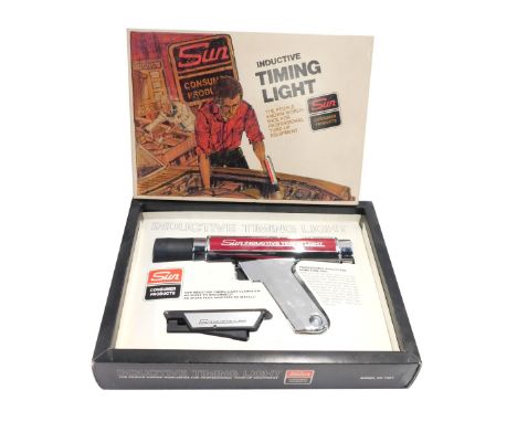 A Sun Inductive Timing Light, model CP701, boxed.