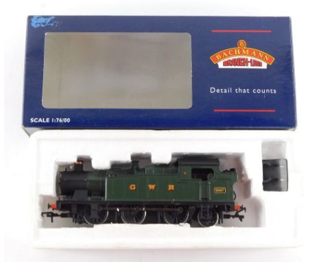 A Bachmann Branchline OO gauge class 56XX tank locomotive, 0-6-2, 5567, in GWR green, 32075, boxed. 