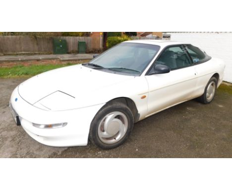 A 1995 Ford Probe Coupe, registration N695 ONY, manual, two door, white, 1991cc, MOT expired September 2021, unlocked without